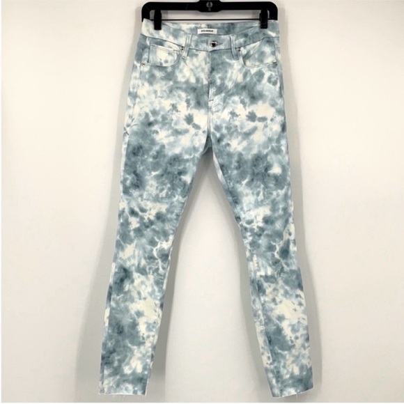 Good American Denim - NWOT 10 GOOD AMERICAN Good Legs Tie Dye Raw Hem Jeans